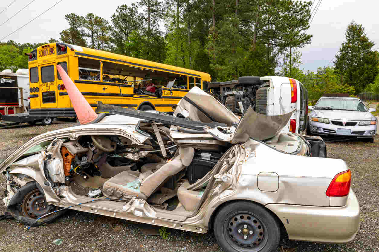 lose limbs or extremities in car crashes